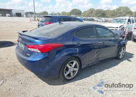 2013 Hyundai Elantra Limited from USA, damaged, VIN KMHDH4AE0DU696087